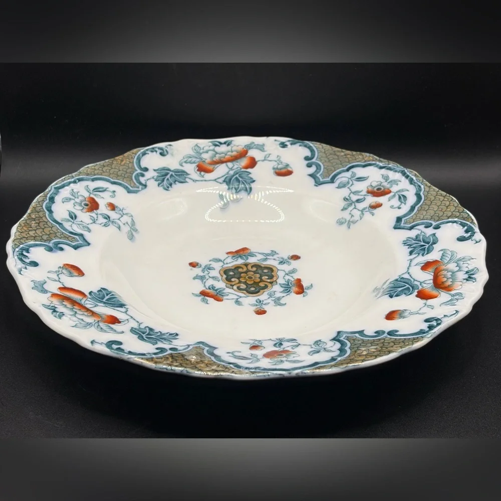 Sevres Hanley England JG Meakin (1890-1900) Antique Ironstone China Plate Dish